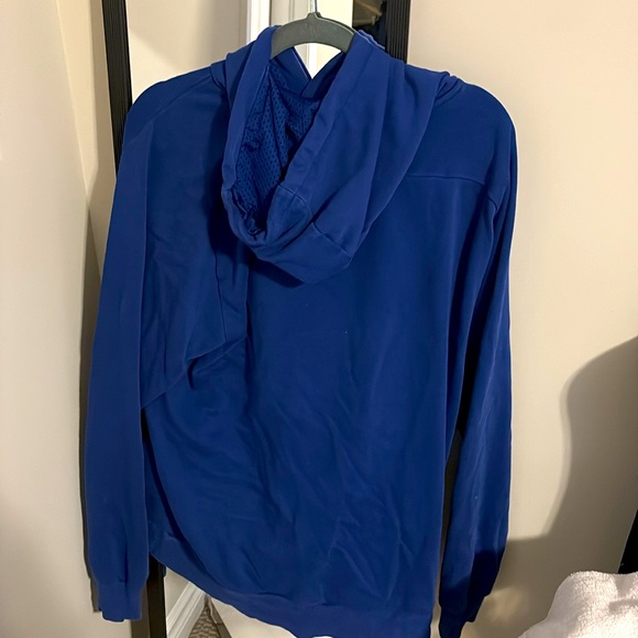 EUC PUMA Cat Sweat Hoodie Galaxy Blue-Puma Sz L - Picture 4 of 6